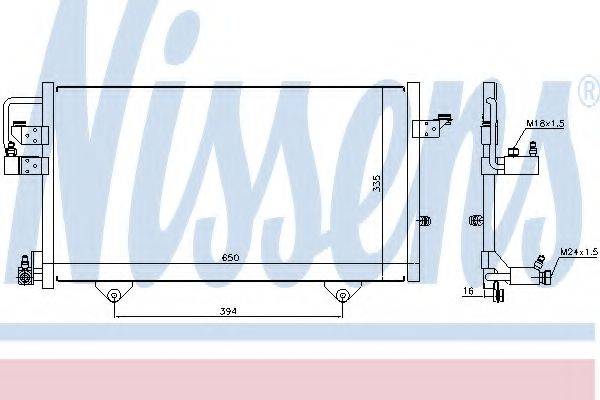 NISSENS 94209 Конденсатор, кондиционер