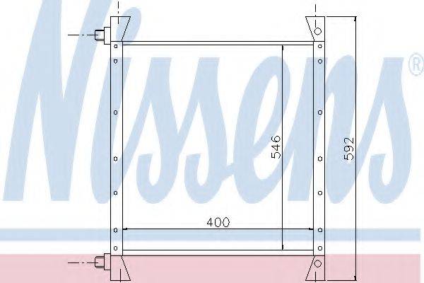 NISSENS 94334 Конденсатор, кондиционер