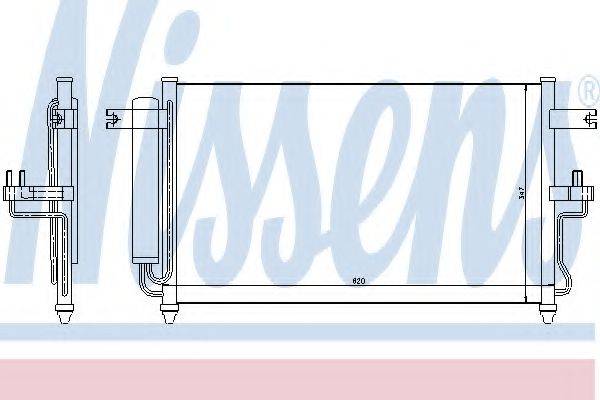 NISSENS 94453 Конденсатор, кондиционер