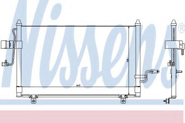 NISSENS 94455 Конденсатор, кондиционер