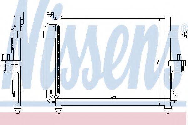 NISSENS 94452 Конденсатор, кондиционер