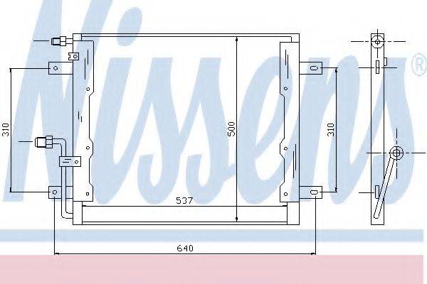 NISSENS 94335 Конденсатор, кондиционер