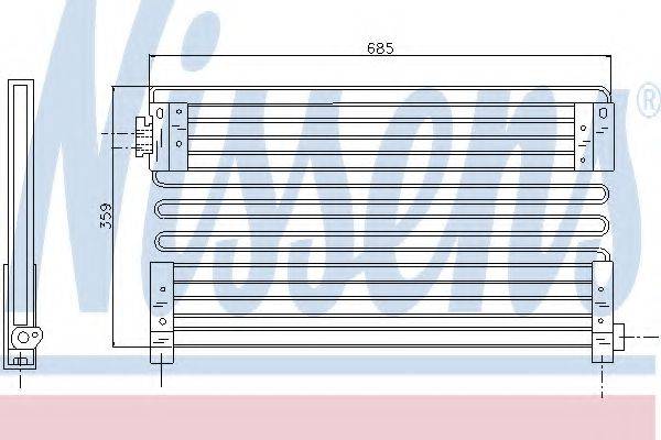 NISSENS 94388 Конденсатор, кондиционер