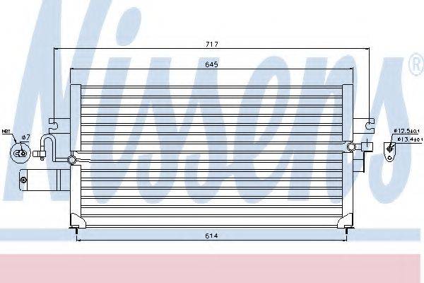 NISSENS 94427 Конденсатор, кондиционер