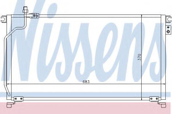 NISSENS 94501 Конденсатор, кондиционер