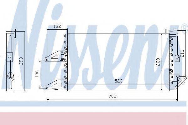 NISSENS 94566 Конденсатор, кондиционер