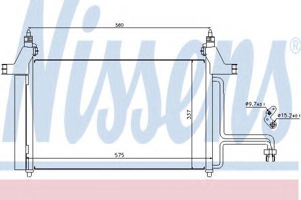 NISSENS 94610 Конденсатор, кондиционер