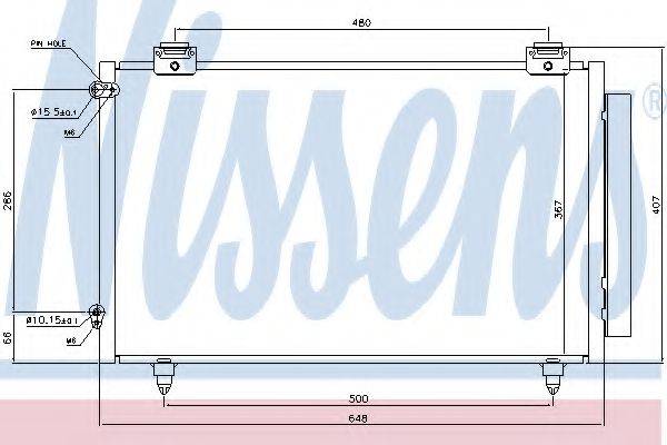 NISSENS 94719 Конденсатор, кондиционер