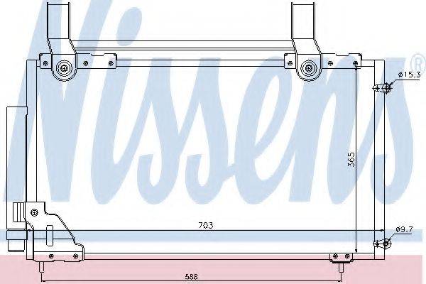 NISSENS 94735 Конденсатор, кондиционер