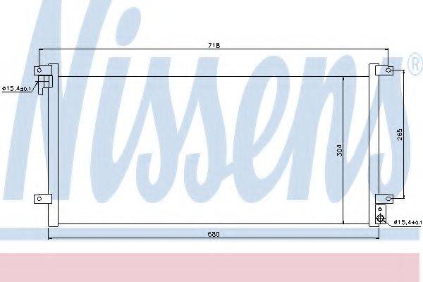 NISSENS 94756 Конденсатор, кондиционер