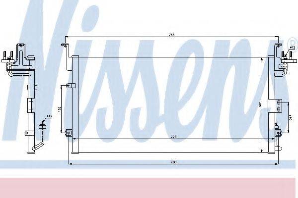 NISSENS 94775 Конденсатор, кондиционер