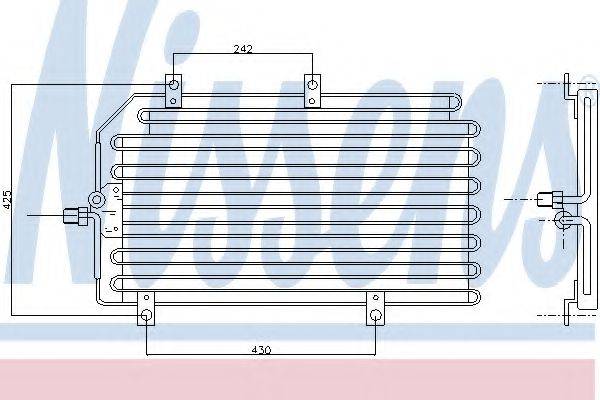 NISSENS 94816 Конденсатор, кондиционер