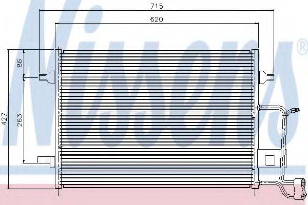 NISSENS 94922 Конденсатор, кондиционер