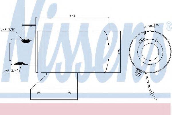 NISSENS 95053 Осушитель, кондиционер