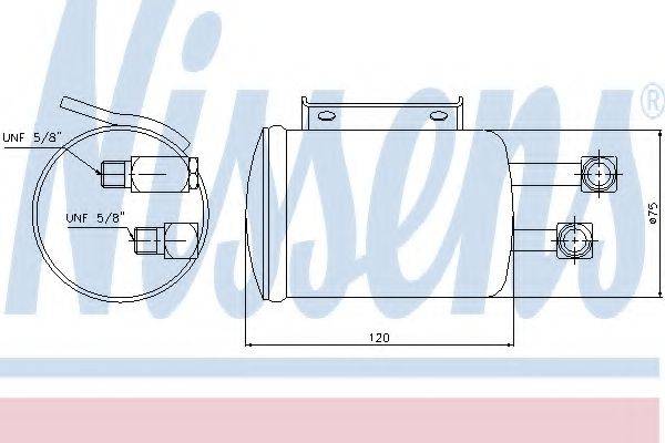 NISSENS 95106 Осушитель, кондиционер