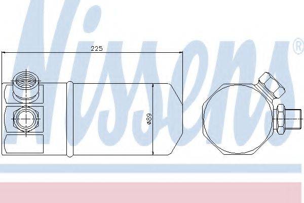 NISSENS 95262 Осушитель, кондиционер