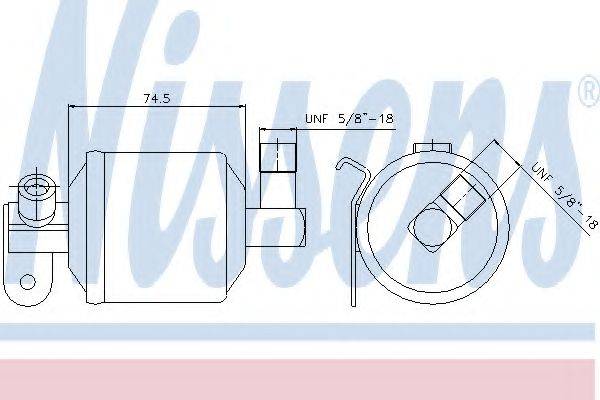 NISSENS 95204 Осушитель, кондиционер