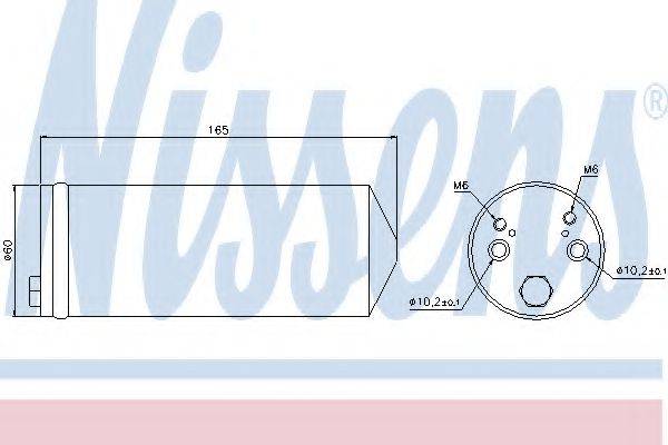 NISSENS 95413 Осушитель, кондиционер