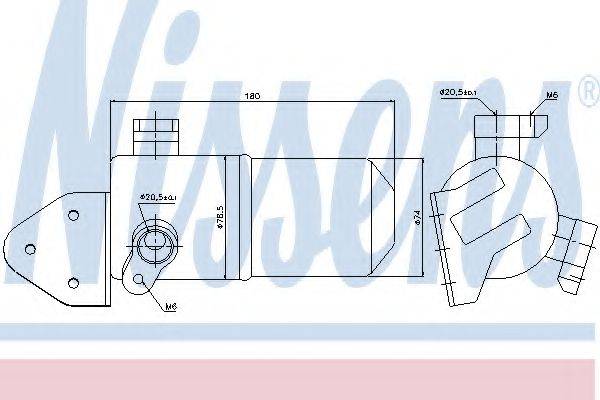 NISSENS 95433 Осушитель, кондиционер