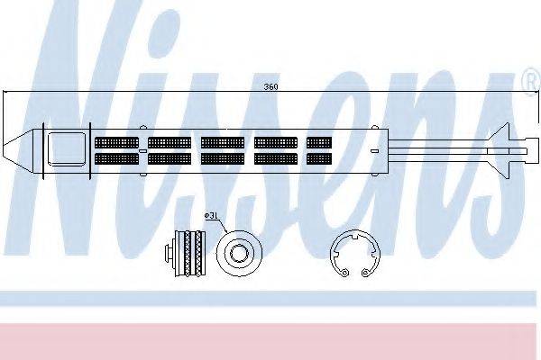 NISSENS 95468 Осушитель, кондиционер