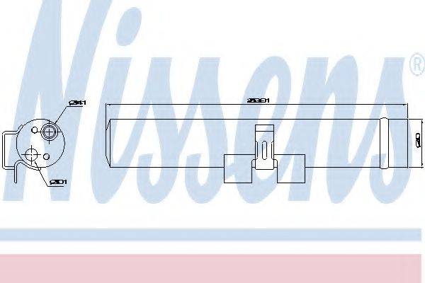 NISSENS 95516 Осушитель, кондиционер