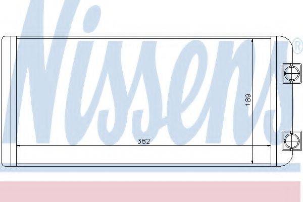 NISSENS 73643 Теплообменник, отопление салона