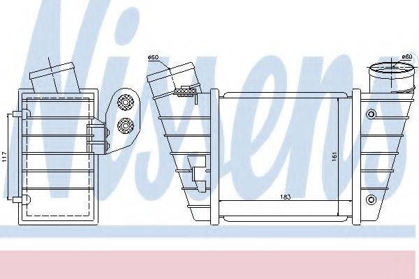 NISSENS 96746 Интеркулер