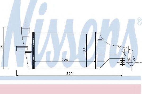 NISSENS 96789 Интеркулер