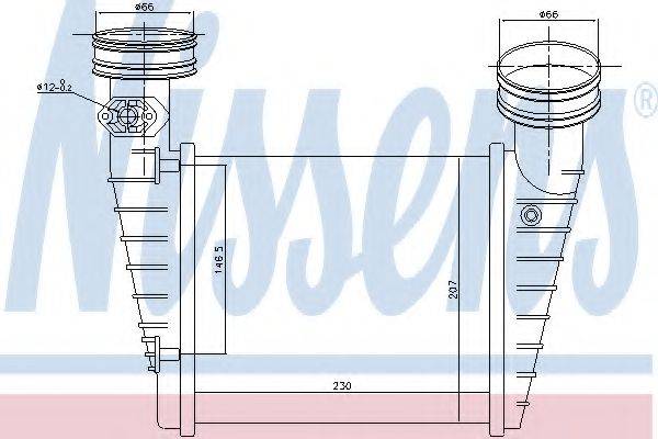 NISSENS 96731 Интеркулер