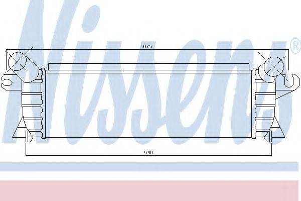 NISSENS 96648 Интеркулер