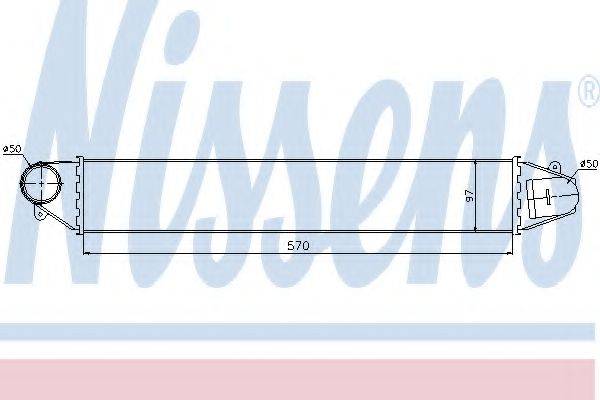 NISSENS 96634 Интеркулер