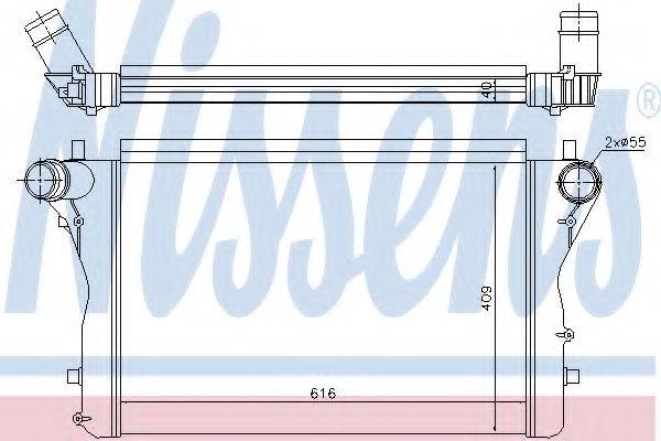 NISSENS 96420 Интеркулер