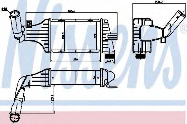 NISSENS 96788 Интеркулер