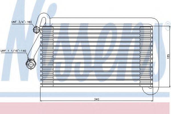 NISSENS 92014 Испаритель, кондиционер