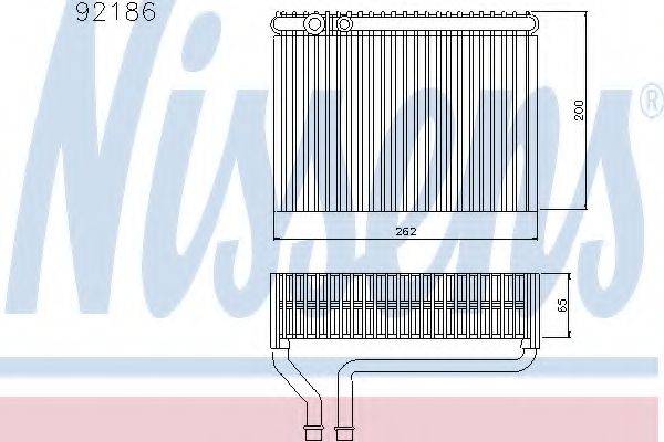 NISSENS 92186 Испаритель, кондиционер