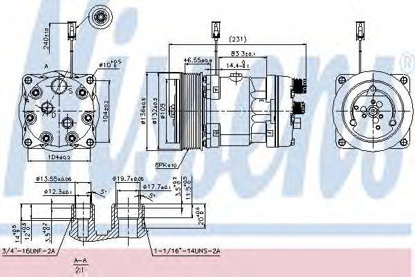 NISSENS 89410 Компрессор, кондиционер