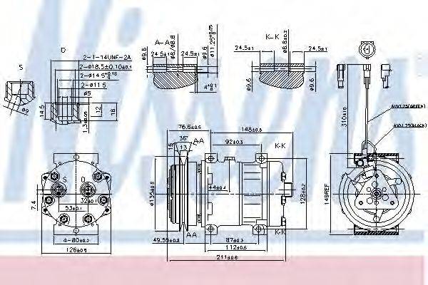 NISSENS 89469 Компрессор, кондиционер