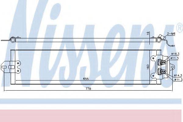 NISSENS 90617 Масляный радиатор, автоматическая коробка передач
