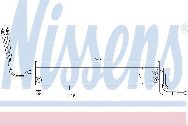 NISSENS 90631 Масляный радиатор, рулевое управление