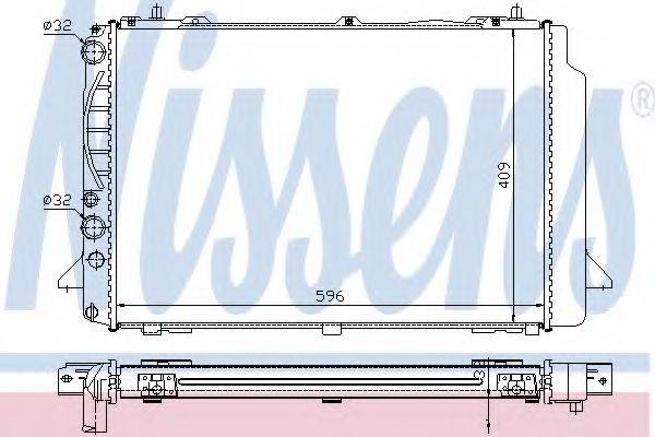 NISSENS 60466A Радиатор, охлаждение двигателя