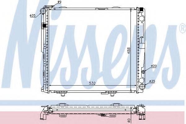 NISSENS 62696A Радиатор, охлаждение двигателя