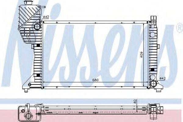 NISSENS 62685A Радиатор, охлаждение двигателя