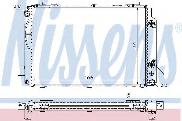 NISSENS 60469A Радиатор, охлаждение двигателя