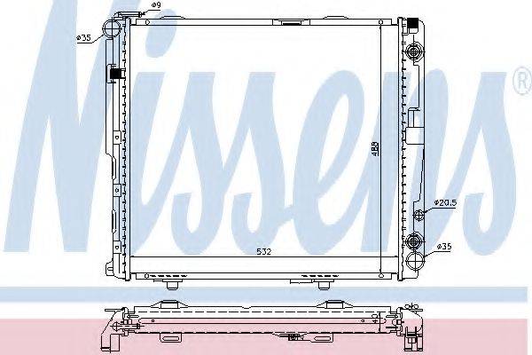 NISSENS 62699A Радиатор, охлаждение двигателя