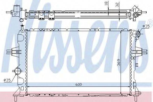 NISSENS 63006A Радиатор, охлаждение двигателя