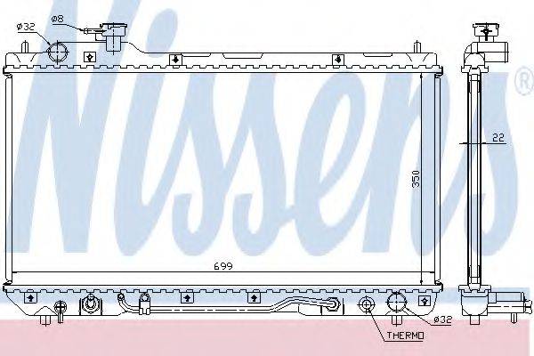 NISSENS 64630A Радиатор, охлаждение двигателя