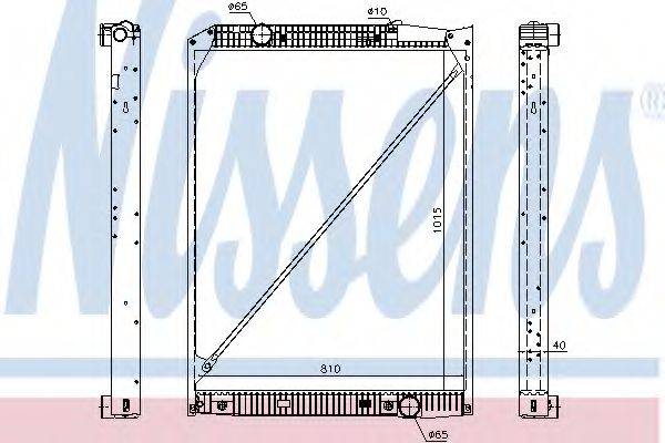 NISSENS 62791A Радиатор, охлаждение двигателя