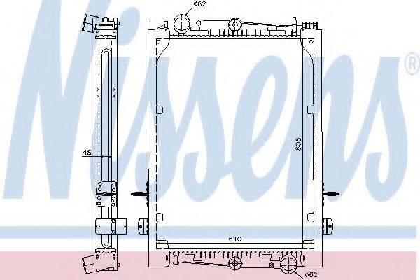 NISSENS 61440A Радиатор, охлаждение двигателя