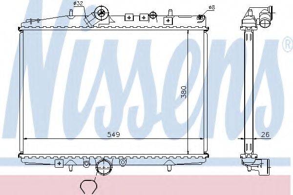 NISSENS 61294A Радиатор, охлаждение двигателя