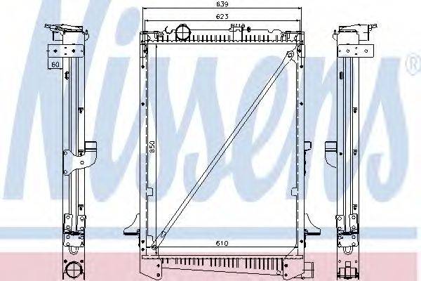 NISSENS 61441A Радиатор, охлаждение двигателя